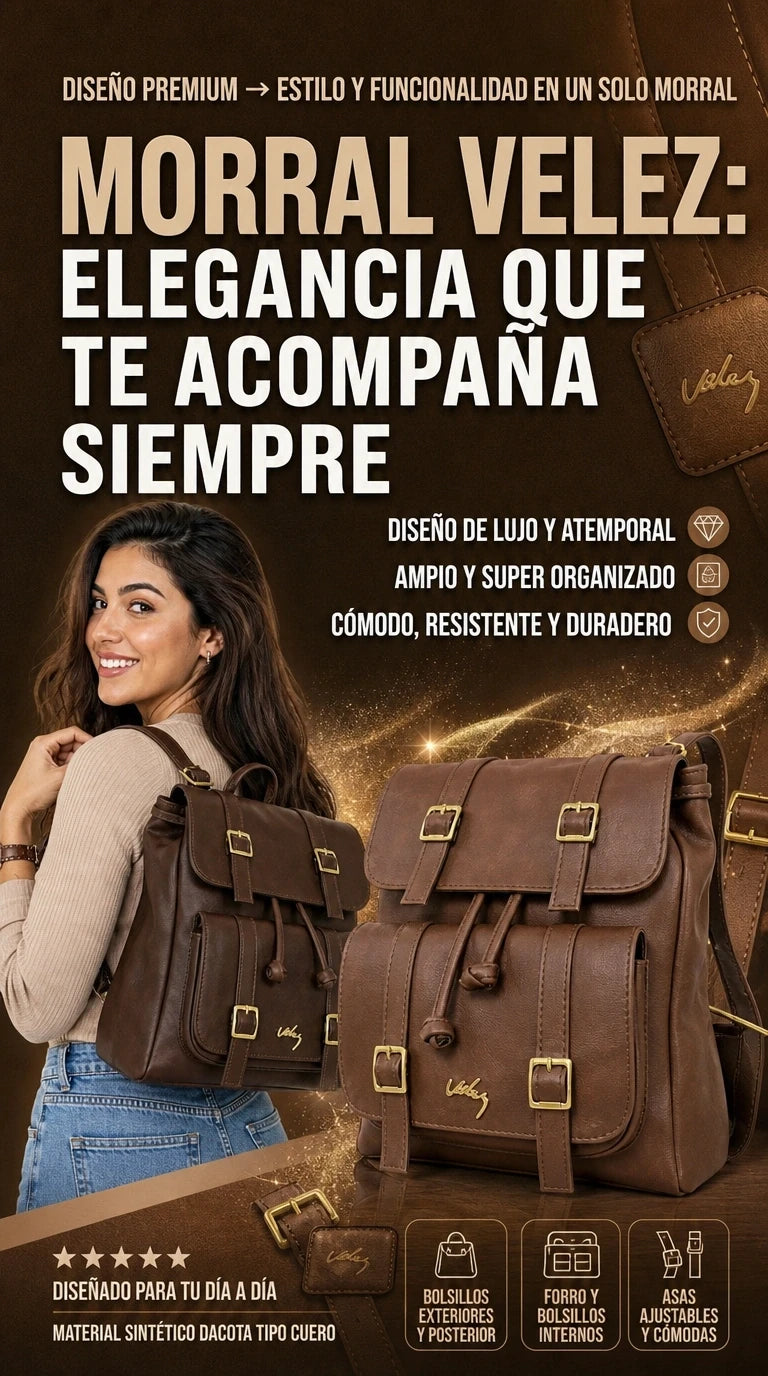 Morral Dama DACOTA Velez Diseño Correas